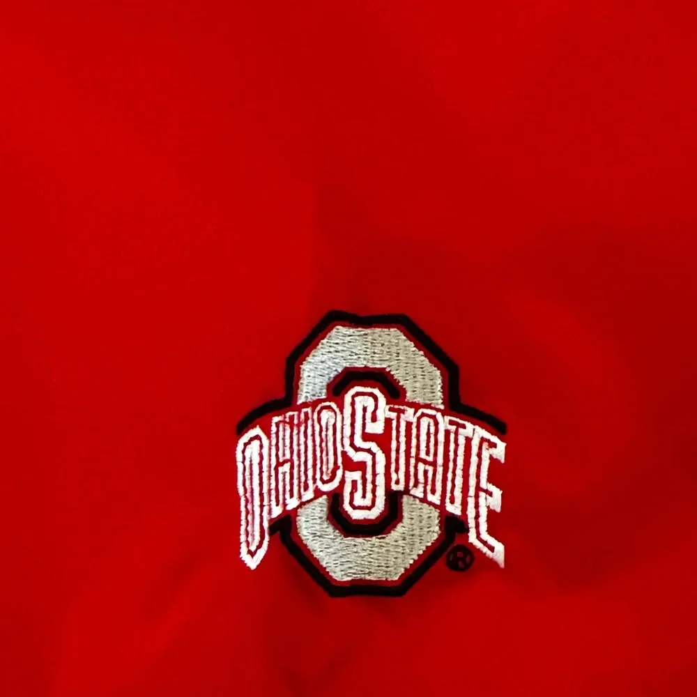 Ohio State Nike Red Full-Zip Windbreaker with Embroidered Logo Size XL